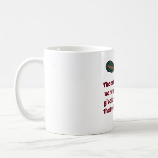 Het vertrouwen dat wij hebben - het vertrouwenscit koffiemok (Links)