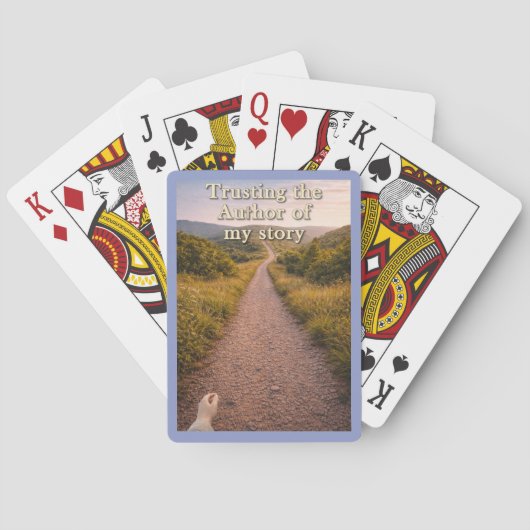 Het vertrouwen in de Auteur Pokerkaarten (Achterkant)