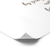 Het vertrouwen van de Schrift in de Here Baby Bird Poster (Hoek)