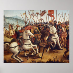 Het Verval van Athene door Minos, koning van Kreta Poster