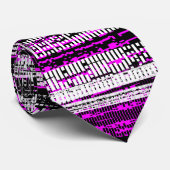 Het Verval van de Technologie - Zwart, Wit en Mage Stropdas (Opgerold)