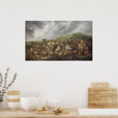 Het Verval van Porus door Alexander de Grote Poster (Keuken)