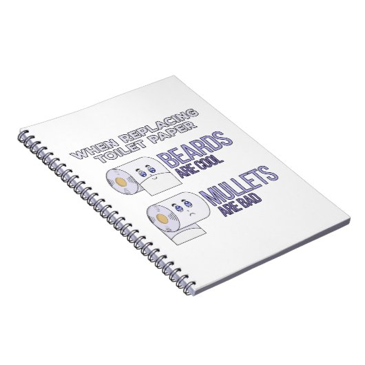 Het vervangen van Toilet Paper Beards en Mullets H Notitieboek (Rechterzijde)
