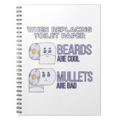 Het vervangen van Toilet Paper Beards en Mullets H Notitieboek (Voorkant)