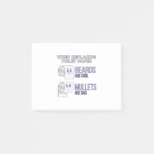 Het vervangen van Toilet Paper Beards en Mullets H Post-it® Notes