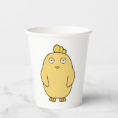 Het verveelde kuiken papieren bekers (Voorkant)