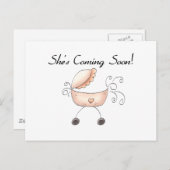 Het vervoer komt binnenkort. briefkaart (Voorkant / Achterkant)