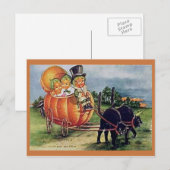 Het Vervoer van de pompoen Briefkaart (Voorkant / Achterkant)