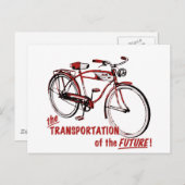 Het vervoer van de toekomst briefkaart (Voorkant / Achterkant)