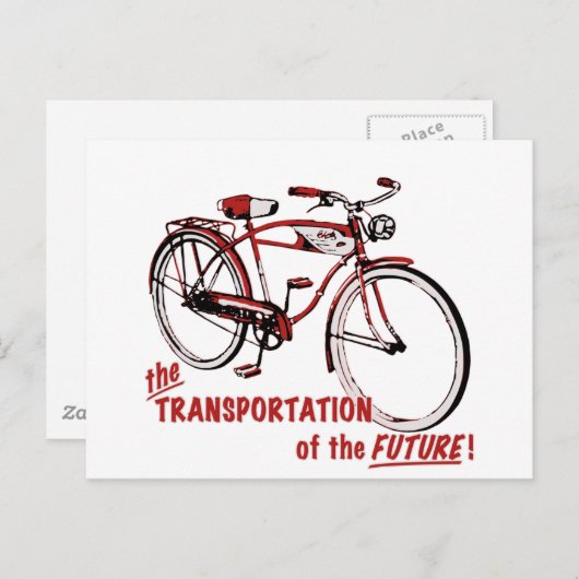 Het vervoer van de toekomst briefkaart (Voorkant / Achterkant)