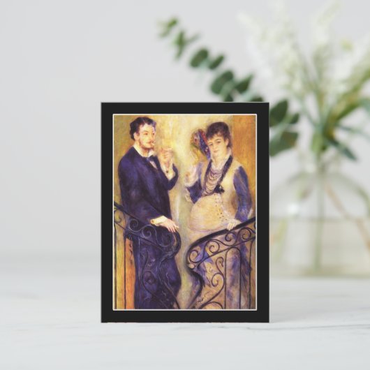 Het verwachte paar briefkaart (Staand voorkant)