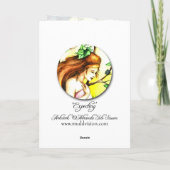 Het verwachten van Wenskaart Kaart (Achterkant)