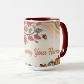 Het verwarmen van uw huis Autumn Combo Mok (Voorkant rechts)