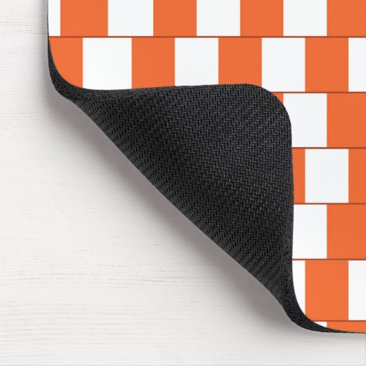 Het verwarren lijnen Oranje Muismat (Hoek)