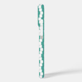 Het verwarren van lijnen turquoise Case-Mate iPhone case (Achterkant / Links)