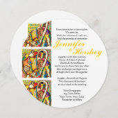 Het verwelkomen in de Torah (afgerond) Kaart (Voorkant / Achterkant)