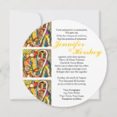 Het verwelkomen in de Torah (afgerond) Kaart (Voorkant)