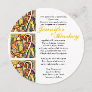 Het verwelkomen in de Torah (afgerond) Kaart