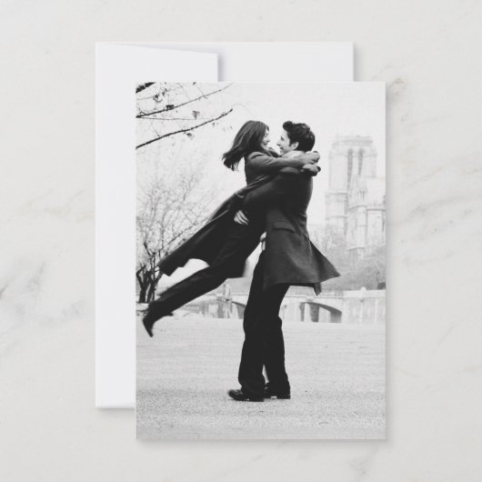 Het verwelkomen van het symbool van de Lente Sakur Save The Date (Achterkant)