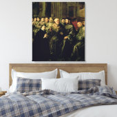 Het verwelkomen van St. Bonaventure in de Francisc Canvas Afdruk (Insitu (Slaapkamer))