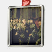 Het verwelkomen van St. Bonaventure in de Francisc Metalen Ornament (Links)