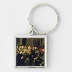 Het verwelkomen van St. Bonaventure in de Francisc Sleutelhanger