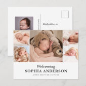 Het verwelkomende Briefkaart van de Aankondiging v (Voorkant / Achterkant)