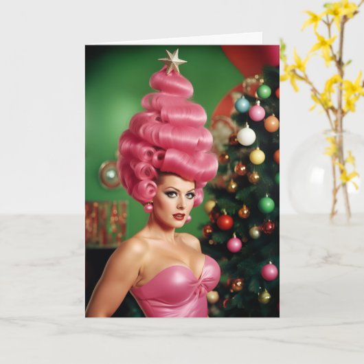 Het verwennen deze Kerstmis Kaart (Gele Bloem)