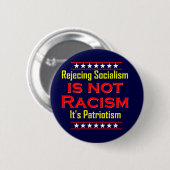 Het verwerpen van Collectivisme, Ronde Button 5,7 Cm (Voorkant /achterkant)
