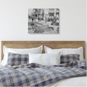 Het verwijderen van de bleekstenen canvas afdruk (Insitu (Slaapkamer))