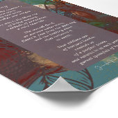 Het verzamelaarsgedicht met valkleuren poster (Hoek)