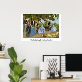 Het verzamelen door Frederic Bazille Poster (Thuiskantoor)