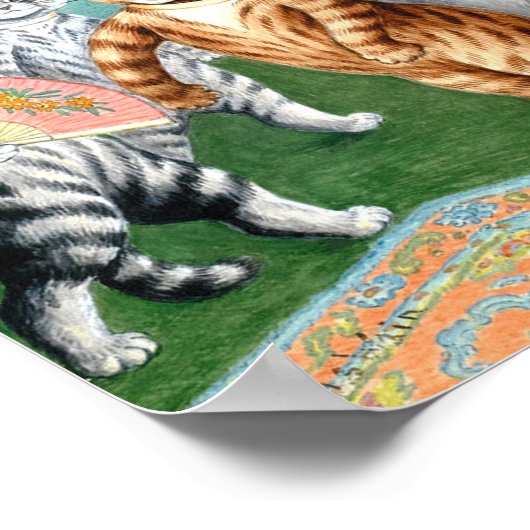 Het verzamelen door Louis Wain Poster (Hoek)