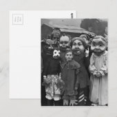 Het verzamelen op Halloween Briefkaart (Voorkant / Achterkant)