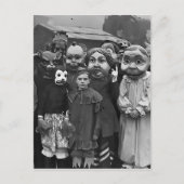 Het verzamelen op Halloween Briefkaart (Voorkant)