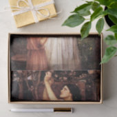 Het verzamelen van amandelbloesems door J W Waterh Tissuepapier (Geschenk)