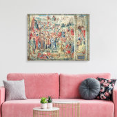 Het verzamelen van de Booty, het afstammen van Dav Canvas Afdruk (Insitu (Woonkamer))