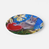 Het verzamelen van harten met mevrouw Elizabeth Bo Papieren Bordje (Gekanteld)