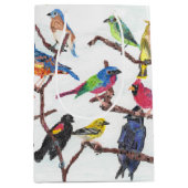 Het verzamelen van kleurrijke zongvogels Gemiddeld Medium Cadeauzakje (Voorkant)