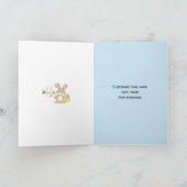 Het verzamelen van Paaseieren Wenskaart Kaart (Binnen)