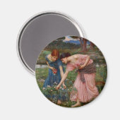 Het verzamelen van rosebuds magneet (Voorkant / Achterkant)