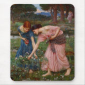 Het verzamelen van rosebuds muismat (Voorkant)