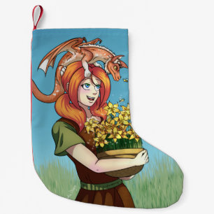 Het verzamelen van Vloeren met een Draak Kleine Kerstsok