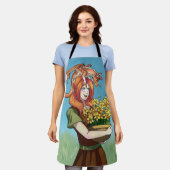 Het verzamelen van Vloeren met een Draak Schort (Gedragen)