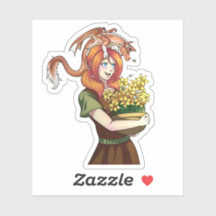 Het verzamelen van Vloeren met een Draak Sticker