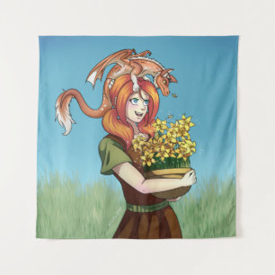 Het verzamelen van Vloeren met een Draak Wandkleed