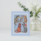 Het Verzamelen zich Briefkaart (Staand voorkant)