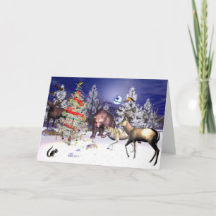 Het Verzamelen zich Feestdagen Kaart