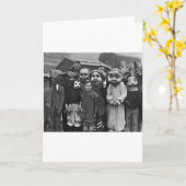 Het Verzamelen zich op Halloween Kaart (Gele Bloem)