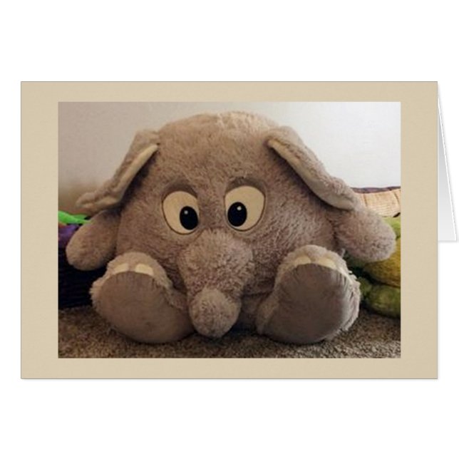 HET VERZENDEN "EEN ELEPHANT" EN NIET EEN EENVOUDIG (Voorkant Horizontaal)